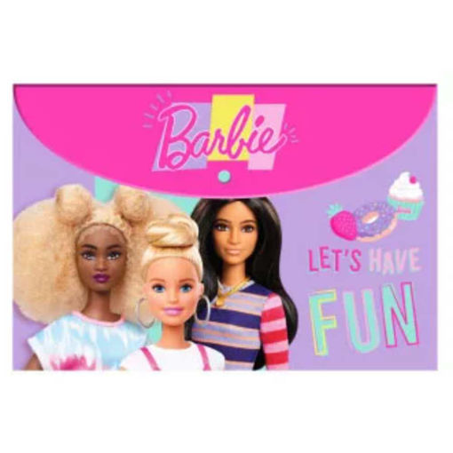 Picture of BARBIE A4 BUTTON ENVELOPE